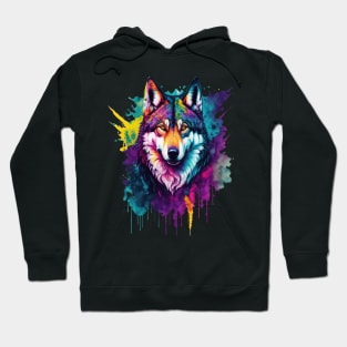 The Watercolor Wolf Hoodie